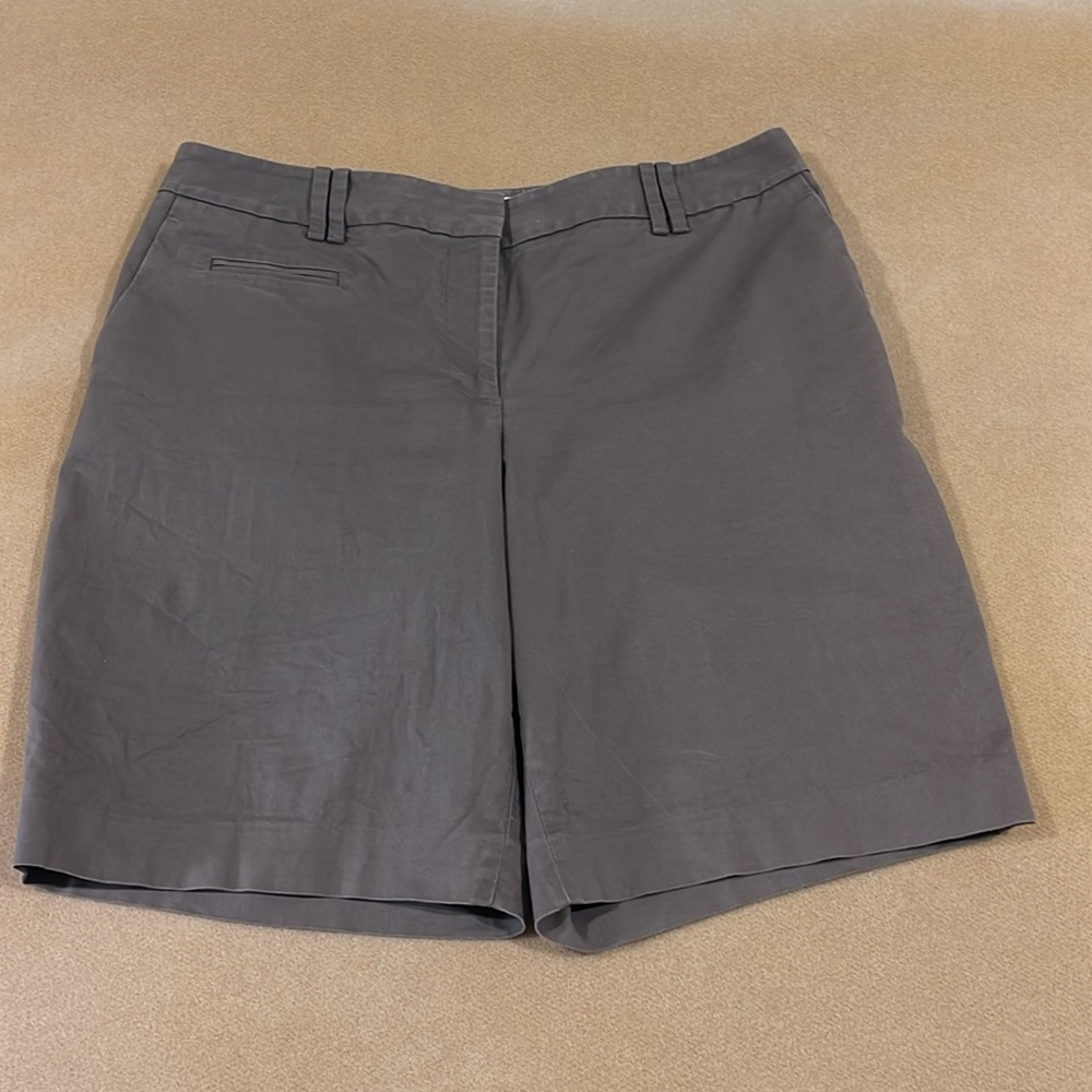 LOFT Gray Bermuda Shorts